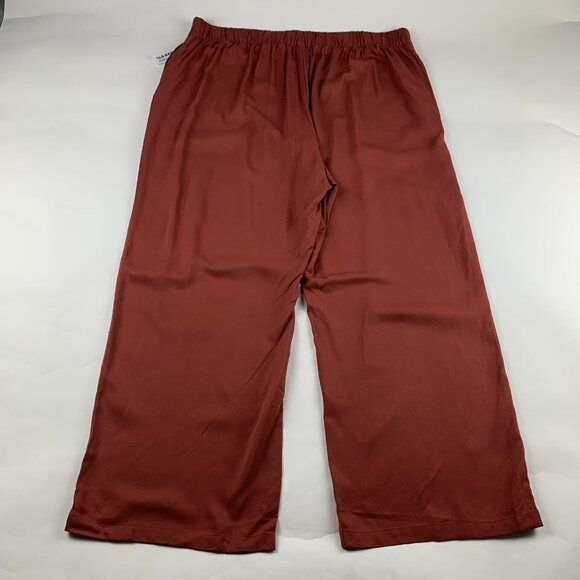 Old Navy Cherry Birch Challis Wide Leg Playa Pant 2X New - Picture 6 of 6
